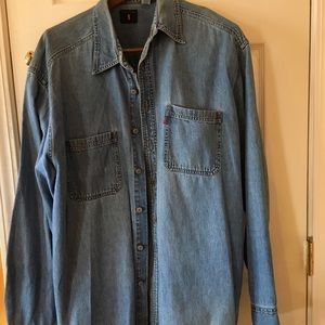 Levi’s Jean button down shirt